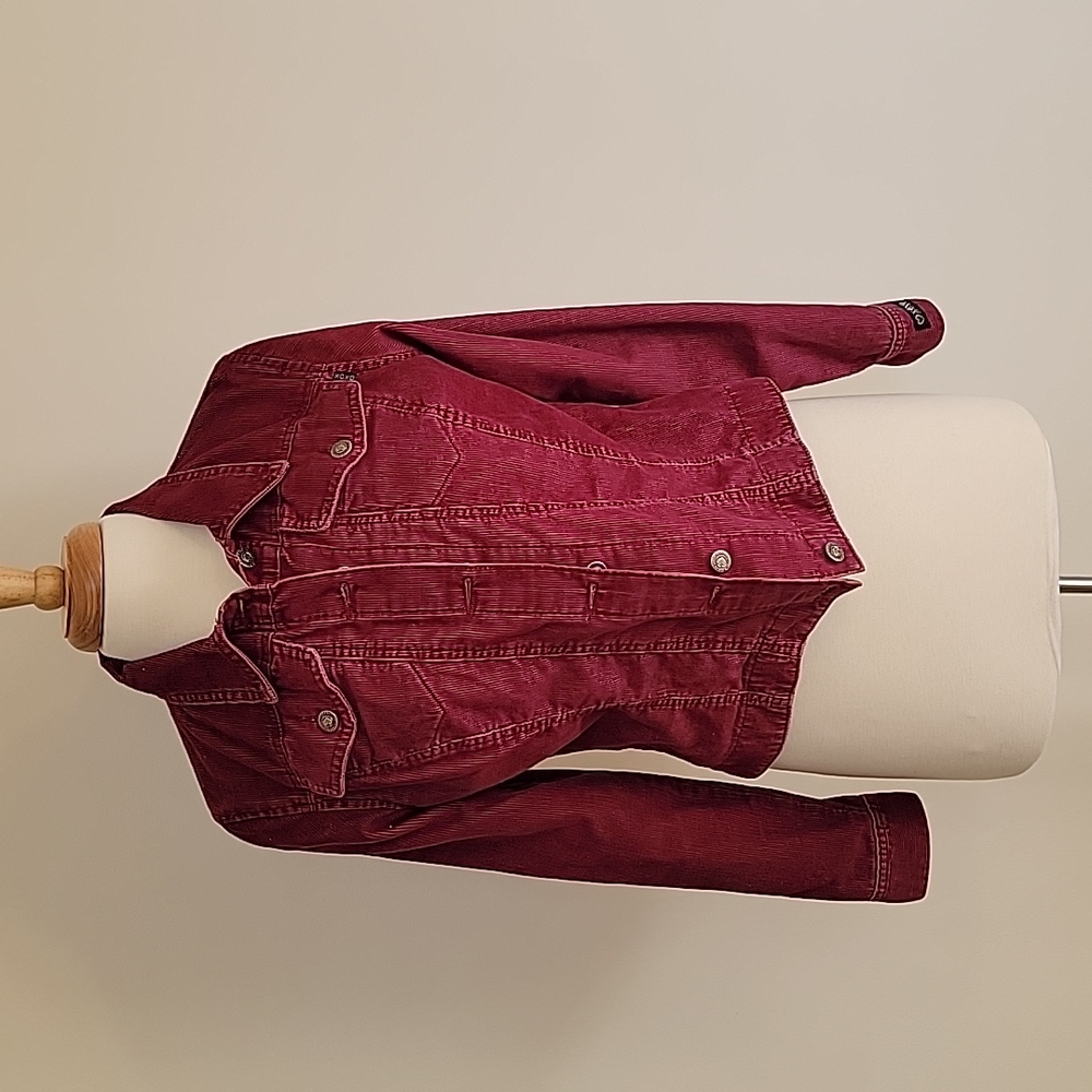 EUC Vintage/Y2K XOXO  Raspberry Corduroy Jacket Size:M